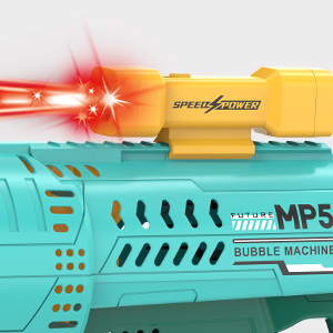 Máquina automática de burbujas de 57 agujeros, pistola de burbujas de juguete recargable, máquina de burbujas eléctrica para niños con soplador de luz, juguete de verano para exteriores - Product Image 6