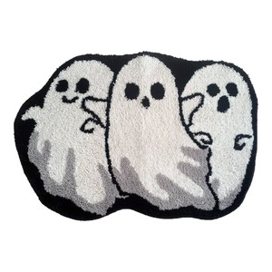 Tappetino per Porta Moderno in Poliestere Floccato a Forma di Alieno di Halloween con Retro Antiscivolo in Gomma e Design a <span class=keywords><strong>Ragnatela</strong></span> - Product Image 5