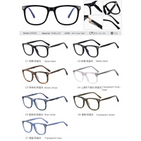 Mode Prescription lunettes hommes femmes acétate lunettes progressives carré myopie hypermétropie Anti-lumière bleue bloquant les lunettes