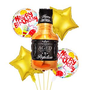 5 unids/set taza <span class=keywords><strong>de</strong></span> cerveza globos <span class=keywords><strong>de</strong></span> papel <span class=keywords><strong>de</strong></span> aluminio decoraciones para fiesta <span class=keywords><strong>de</strong></span> <span class=keywords><strong>cumpleaños</strong></span> bolas para adultos taza animadora champán botella <span class=keywords><strong>de</strong></span> whisky Globos <span class=keywords><strong>de</strong></span> aire - Product Image 5