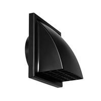 Grille de ventilation pour hotte de bateau-voiture, sortie d'air en plastique ABS, couvercle extérieur coupe-vent et anti-pluie pour ventilateur d'extraction de cuisine extérieure