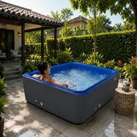 Grande piscine gonflable portable de luxe pour jardin, piscine gonflable pour fête de famille, piscine gonflable pour enfants et adultes