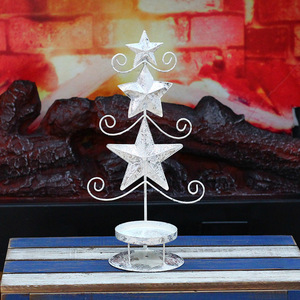Christmas Iron <b>Candlesticks</b> H4695 <b>Silver</b> And Gold For Bars Front Desk Decorations - Product Image 4