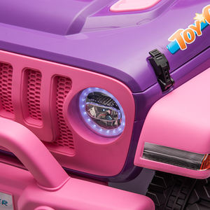 <span class=keywords><strong>Voiture</strong></span> électrique rose à télécommande en plastique à deux places pour enfants, filles, enfants, <span class=keywords><strong>voiture</strong></span> électrique 12V à conduire pour enfants - Product Image 2