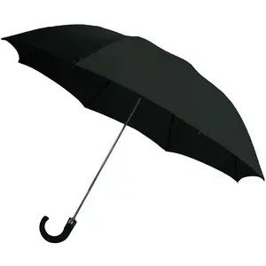 En gros Bonne Qualité Automatique ouvert 2 Parapluie Pliant Avec Poignée En Plastique