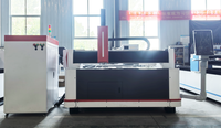 Machine de découpe laser à fibre CNC pour métal en acier inoxydable 1500x3000mm 1530 3015