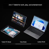 Tablet PC 2 en 1 con Pantalla Táctil IPS de 14 Pulgadas para el Hogar Inteligente, con Teclado y Ventilador de Refrigeración Integrado