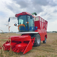 Promotion : Moissonneuse-broyeuse automotrice à double rangée pour herbe de Napier, ensilage de maïs et ensilage de luzerne