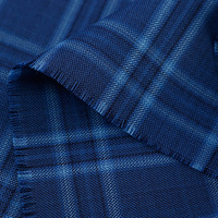Offre Spéciale – Tissu Sergé Lourd en Mélange Polyester-Laine Teint en Fil, Doux, Résistant au Boulochage, pour Vêtements Garçons et Filles