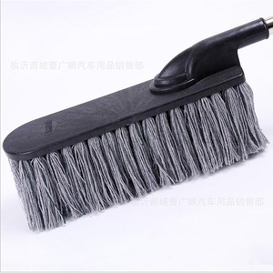 Brosse de lavage auto professionnelle en acier inoxydable à poils gris pour le nettoyage des véhicules - Product Image 2
