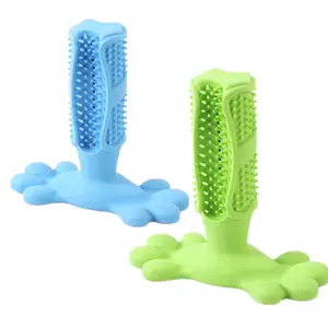 2023 Popular hot sale Heavy duty Natural Rubber flavored chew toothbrush dog toys bulk chew toys for dogs