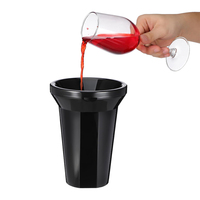 Seau à Crachats Mini en Plastique Réutilisable de Qualité Alimentaire Sans BPA avec Logo Personnalisé pour Bar