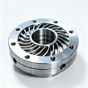 Custom 5 Axis CNC for Machining Bronze Turbo Vane <b>Wheel</b> Flange Part Industrial Fluid Machinery Spare Parts Guangdong - Product Image 1