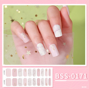 Bandes de gel semi-durcies pour ongles, autocollants longue durée avec lampe UV pour manucure DIY - Product Image 2