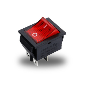 Kcd7 Rocker Switch 4/6 Pin 25x31mm Illuminated <b>Toggle</b> Power <b>Button</b> 12V 24V - Product Image 2