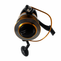 Moulinet de pêche spinning taille 2000 grande capacité rapport de réduction 4.1 bobine en aluminium 3 roulements à billes eau salée surf bateau vente en gros