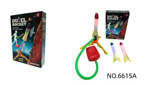 ของเล่นใหม่มาแรง <span class=keywords><strong>2021</strong></span> ของเล่นฤดูร้อน จรวดต่อสู้กลางแจ้ง ของขวัญ STEM พร้อมจรวด 6 ลูก และเครื่องยิงจรวด - Product Image 4