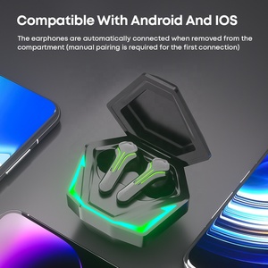 ワイヤレスイヤホン ゲーミングヘッドセット 急速充電 <span class=keywords><strong>Bluetooth</strong></span> 5.3 防水 インイヤーイヤホン スポーツ・ゲーム用 (人気商品) - Product Image 4