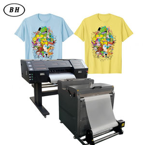 Machine d'impression DTF rouleau à rouleau 60 cm avec tête I3200, imprimante numérique couleur fluorescente et dépoussiéreur à secousses de poudre - Product Image 4
