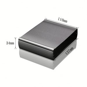 Factory Professional OEM Customization CNC Milling Machining Aluminum Extrusion <b>Enclosure</b> Electronic Control Box Case IP54 - Product Image 1