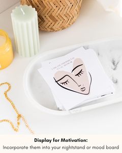 Cartes d'affirmation positive Affirmations quotidiennes pour les femmes Cartes <span class=keywords><strong>de</strong></span> <span class=keywords><strong>motivation</strong></span> Cartes inspirantes pour la <span class=keywords><strong>santé</strong></span> spirituelle et mentale - Product Image 2