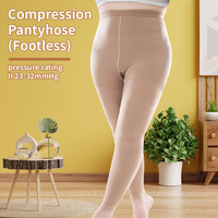 Collants de compression anti-varices à taille haute, bas de compression médicale