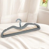 Cintre Minimaliste Ultra-Fin en ABS Antidérapant avec Crochet Chromé pour Armoire, Conception Durable à Niveau Unique, Écologique
