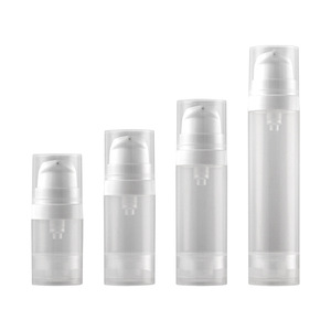 Thấp moq 5ml <span class=keywords><strong>10ml</strong></span> mẫu không có không khí Lotion bơm chai PP rõ ràng chai nhựa 15ml 20ml - Product Image 5