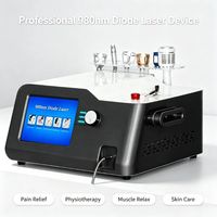Appareil professionnel à diode 980 nm 5 en 1, équipement de beauté multifonctionnel pour les soins des ongles, les soins de la peau et la gestion du corps