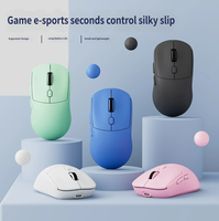 Ratón Inalámbrico Ergonómico con Cable, Bluetooth 2.4ghz, Ratón Óptico Inalámbrico con Receptor USB para PC, Portátil y Ordenador