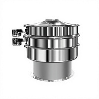 Tamis vibrant rotatif en acier inoxydable 304 pour la déshydratation du fumier de ferme porcine, la séparation solide-liquide des déchets d'élevage, filtration 200 kg