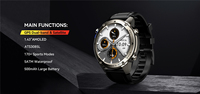 DM56 Multisport GPS-horloge Hersteltijdadvies GNSS Multi-satellietpositionering 50M Waterdicht Duurtraininghorloge