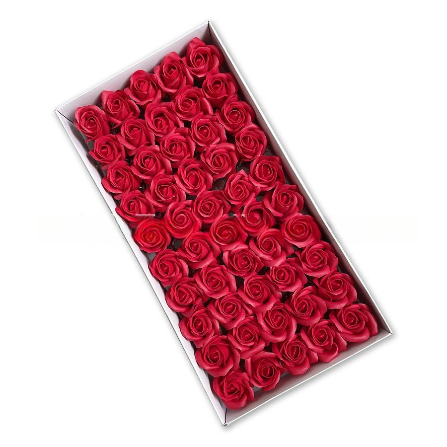 กุหลาบแดง 50 ดอก/กล่อง