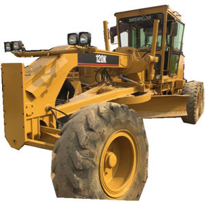 รถเกรดเดอร์ CAT 120H อเมริกา พร้อมความสามารถในการขุดเจาะที่ยอดเยี่ยม ชิ้นส่วนสำคัญประกอบด้วยปั๊มและเกียร์บ็อกซ์ สำหรับงานก่อสร้างถนน - Product Image 1