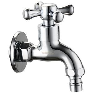 Grifo de latón para lavadora de diseño contemporáneo de bajo precio con mango de zinc para baño y patio - Product Image 1