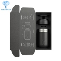 Caja de Cartón Corrugado Negra para Envíos, con Logotipo Personalizado, para Botellas de Agua, Jarras y Vasos, Gran Venta