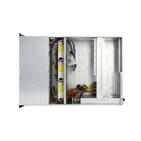 Châssis de serveur d'échange à chaud 4U Châssis de g465-08 de serveur à 4 GPU avec fond de panier psu avec ventilateur
