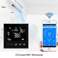 Termostato Inteligente Tuya Wifi 0-10 Voltios para Calefacción por Suelo Radiante con Bloqueo Infantil
