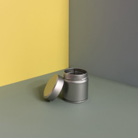 Boîte en métal personnalisée de 30g pour matcha avec impression et couvercle spirale gaufré pour café, thé vert, épices, protéines en poudre, emballage métallique en vrac