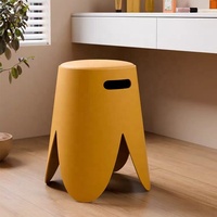 Chaise en plastique de haute qualité en gros, moderne, fiable, colorée, empilable, gain de place, tabouret en plastique haut de gamme pour la maison