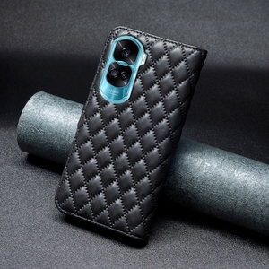 <span class=keywords><strong>Coque</strong></span> <span class=keywords><strong>de</strong></span> téléphone antichoc <span class=keywords><strong>de</strong></span> haute qualité pour <span class=keywords><strong>Honor</strong></span> 90 Lite/X50i Diamond Lattice Wallet Flip Leather Phone Case - Product Image 6