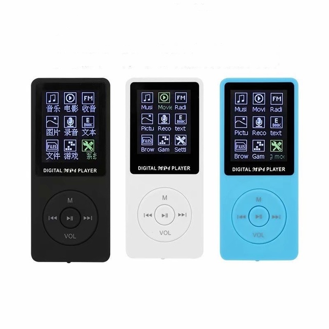 New Aluminum Alloy Shell New Battery MP3 Player Wholesale Retail Global Mini External Listening to Music Expandable Memory