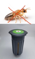 Appât hautement efficace, non toxique, écologique pour la ferme, le jardinage, station d'appât contre les termites, piège à termites souterrain, extérieur