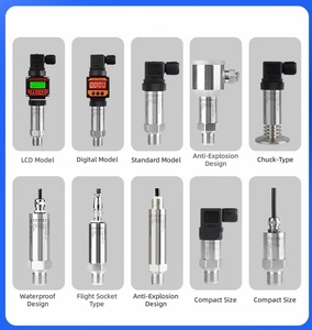 Herzman 소형 LCD 압력 트랜스미터 0-10V 가스/액체용 물/오일 압력 트랜스미터 - Product Image 6