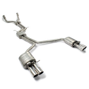 Tubo de <span class=keywords><strong>Escape</strong></span> JYD para <span class=keywords><strong>Audi</strong></span> S4/<span class=keywords><strong>S5</strong></span> B8 B8.5 3.0T 2013-2019, Silenciador con Cuatro Salidas, Sistema de <span class=keywords><strong>Escape</strong></span> Catback de Acero Inoxidable, Tubo de <span class=keywords><strong>Escape</strong></span> Recto - Product Image 2