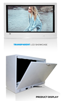 65 pouces intérieur PC holographique 3D Transparent LCD Display Box pour magasin de détail publicité centre commercial éducation