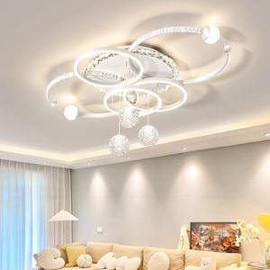 Lampadario <span class=keywords><strong>a</strong></span> Anello con Design Creativo Stile Nordico Cielo Stellato, Illuminazione Moderna Minimalista <span class=keywords><strong>LED</strong></span> <span class=keywords><strong>per</strong></span> <span class=keywords><strong>Soggiorno</strong></span> e Camera da Letto - Product Image 4