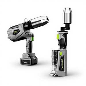 Máquina Perforadora Hidráulica Portátil para Construcción, Perforadora Manual de Acero Inoxidable para Ángulos, Canales y Perfiles Planos - Product Image 1