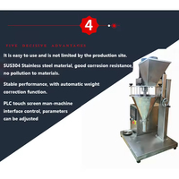 Machine de remplissage de poudre à vis sans fin pour bouchons de bouteilles, pour petites entreprises, doseuse-remplisseuse