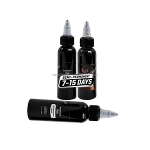Aérographe portable 60 ml noir pour peinture corporelle, maquillage, rehaussement de barbe, coloration capillaire, teinture des sourcils et ligne des cheveux – Idéal pour barbiers et salons - Product Image 4
